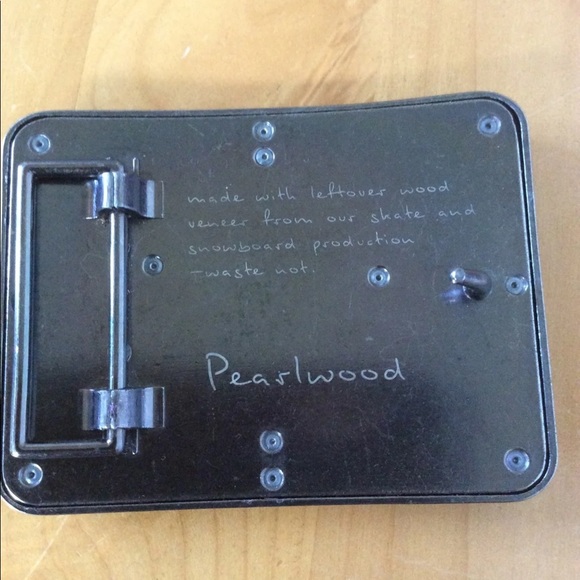 Arbor recycled wood belt buckle - Picture 2 of 4